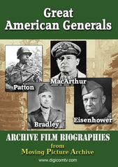 Great American Generals - Patton, Macarthur, Eisenhower, Bradley - [DVD]