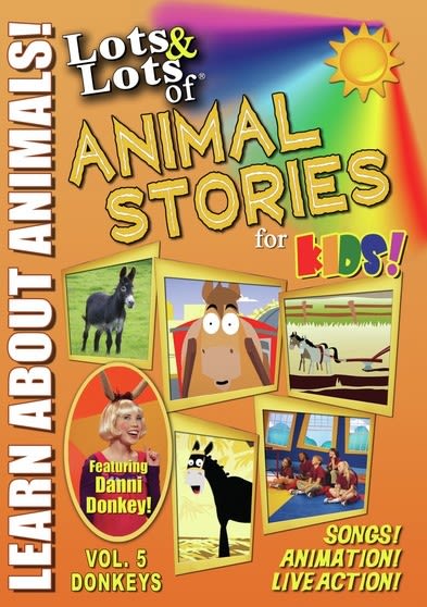 Lots & Lots Of Animal Stories For Kids V5 Donkeys & Mules - [DVD]