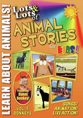 Lots & Lots Of Animal Stories For Kids V5 Donkeys & Mules - [DVD]