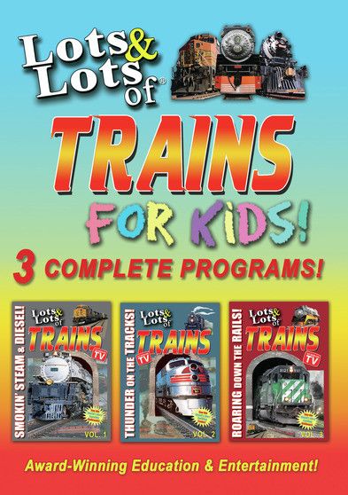 Lots And Lots Of Trains For Kids - [DVD]
