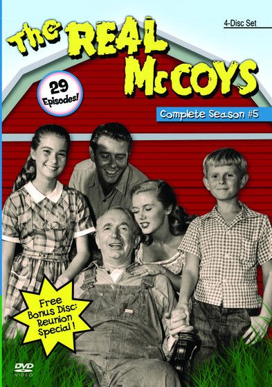 The Real McCoys: Complete Season 5 - (Full Frame, Black & White, Remastered, Dolby) - [DVD]