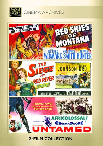 Red Skies of Montana / Siege at Red River - [DVD]