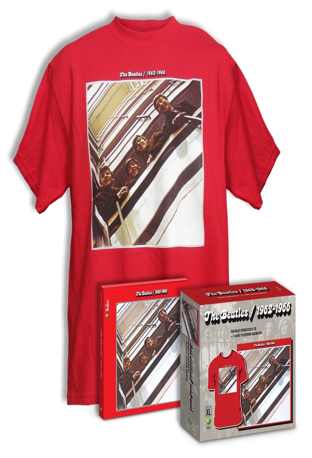 The Beatles - Red Merch Box 1962-1966 - (Limited Edition, With T-Shirt, Remastered) - [CD]