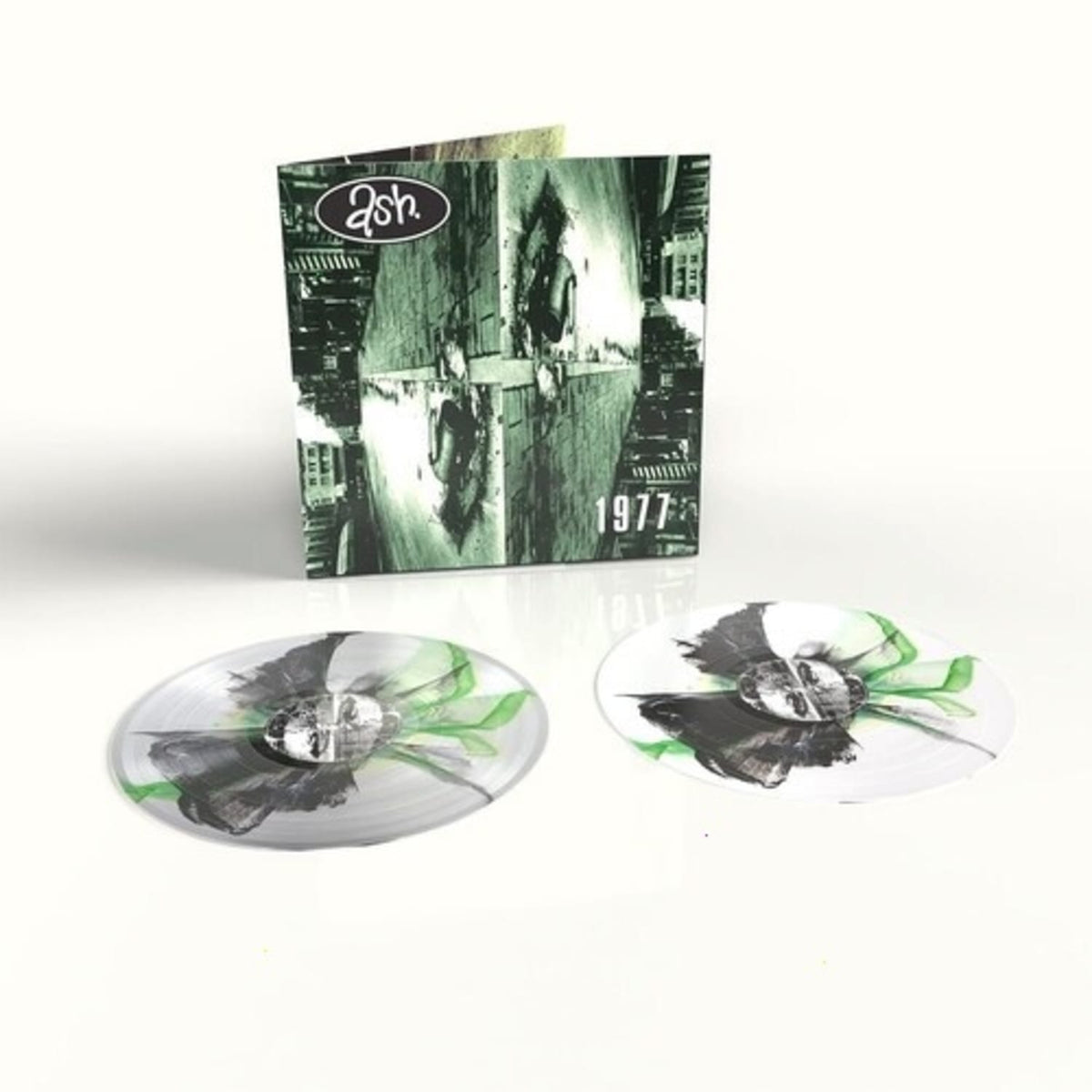 Ash - 1977 - (Colored Vinyl, Green, Black, Anniversary Edition, Gatefold LP Jacket) - [Vinyl]