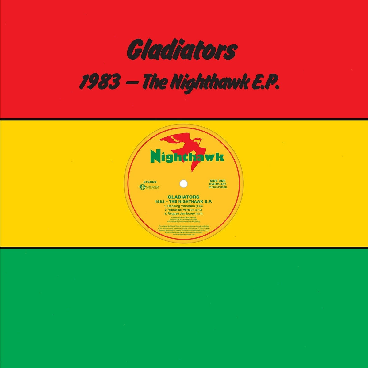 The Gladiators - 1983 - NIGHTHAWK E.P. [12"] - [Vinyl]