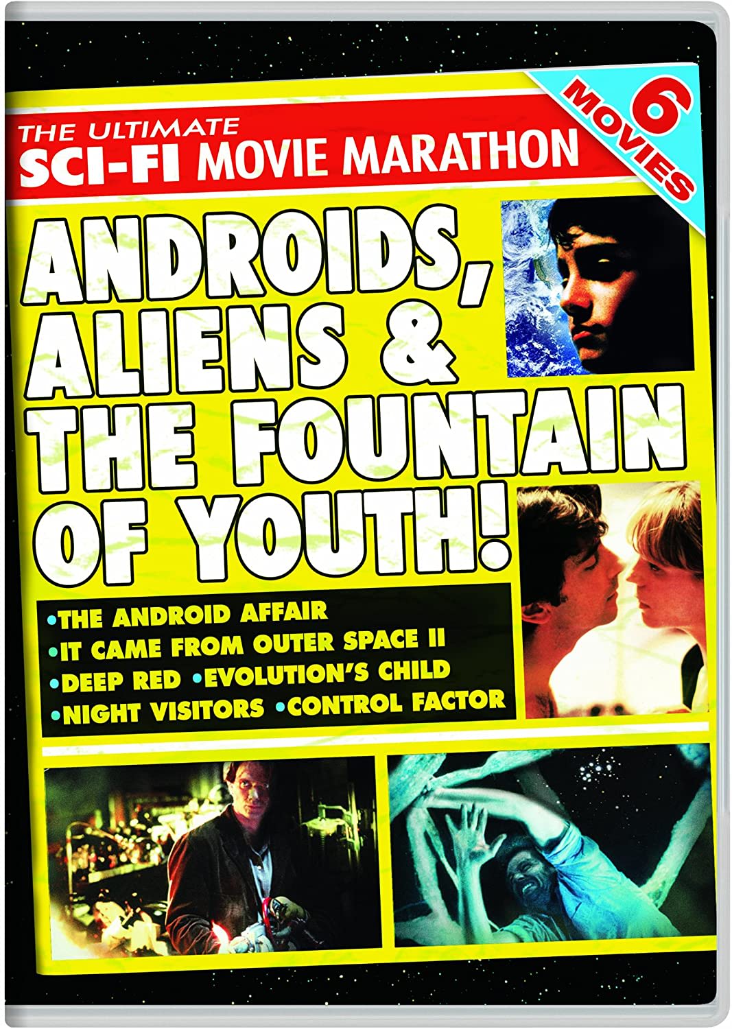 The Ultimate Sci - Fi Movie Marathon: The Android Affair / It Came From Outer Space II / Deep Red / Evolution's Child / Night Visitors / Control Factor - [DVD]