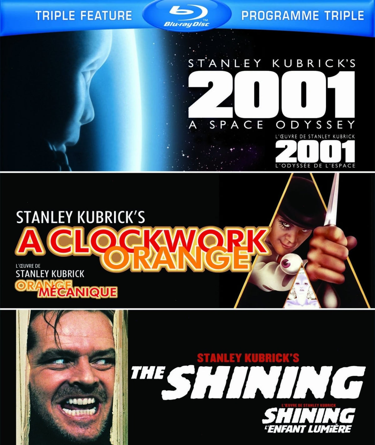 2001: A SPACE ODYSSEY / CLOCKWORK ORANGE A / SHINING THE - [Blu-ray]