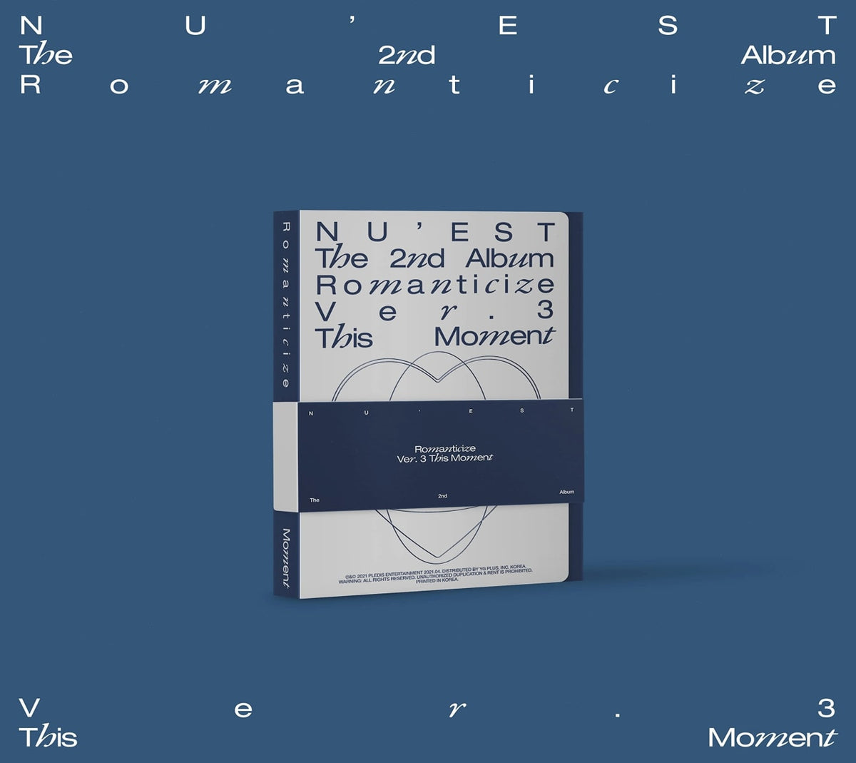Nu'est - The 2nd Album 'Romanticize' (This Moment Version) - [CD]