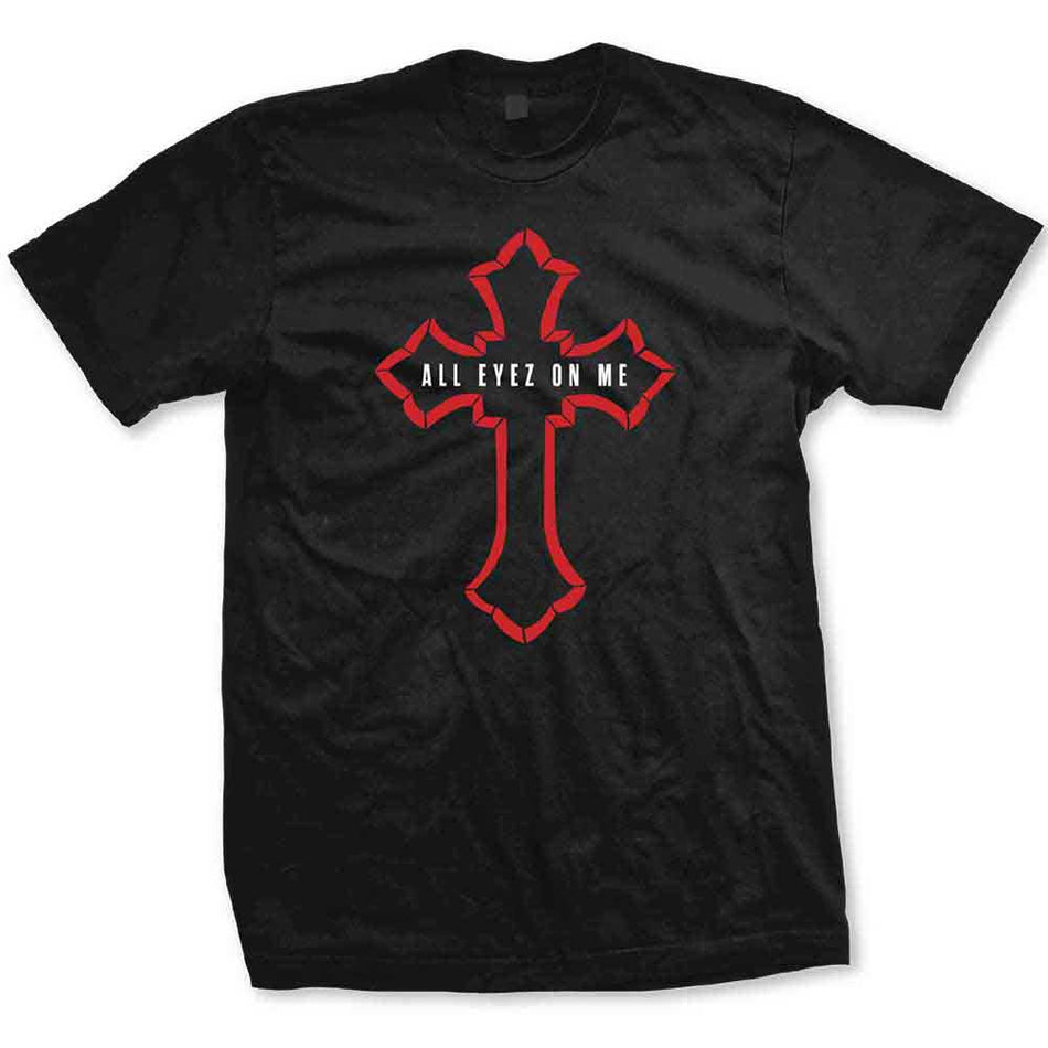 Tupac Unisex T-Shirt: All Eyez Logo (Black)