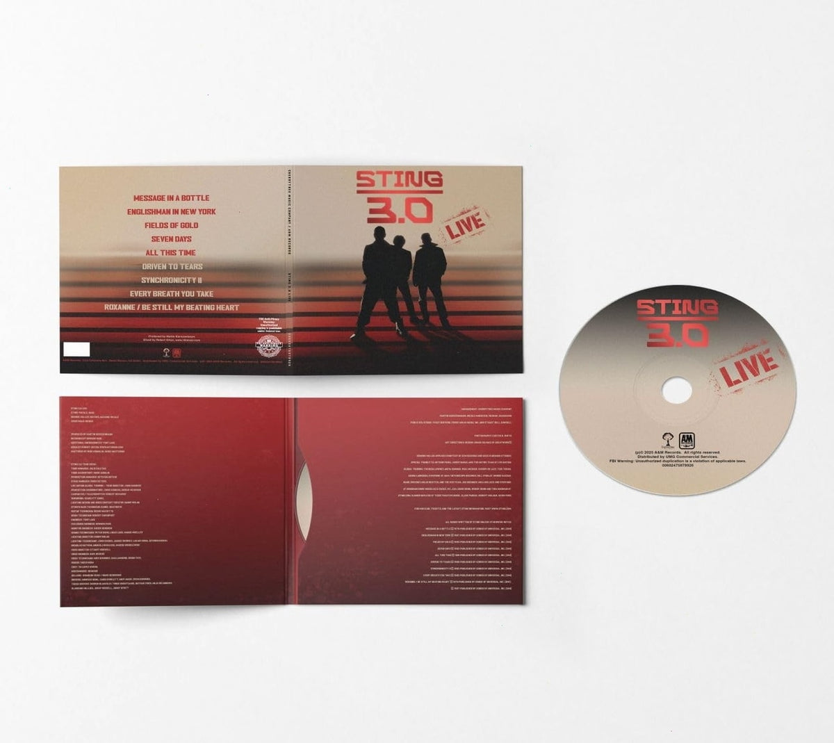 Sting - Sting 3.0 Live - [CD]