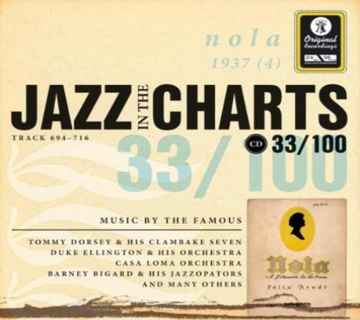 Jazz In The Charts - 33/100 TOMMY DORSEY - BARNEY BIGARD - [CD]