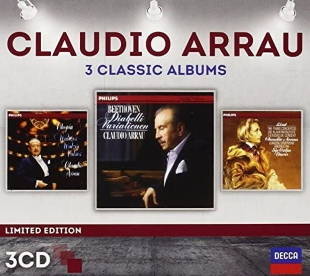 Claudio Arrau - Three Classic Albums - [CD]