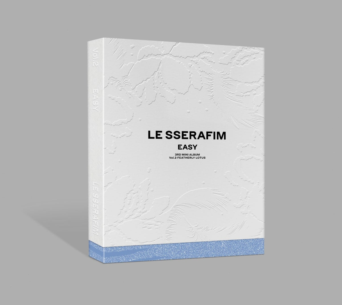 Le Sserafi - 3rd Mini Album 'EASY' Featherly Lotus - (Booklet, Sticker, Photo / Photo Card, Postcard) - [CD]
