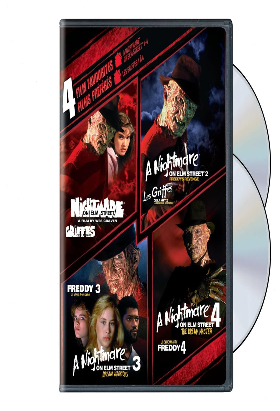 4 FILM FAVORITES: NIGHTMARE ON ELM STREET 1 - 4 - [DVD]