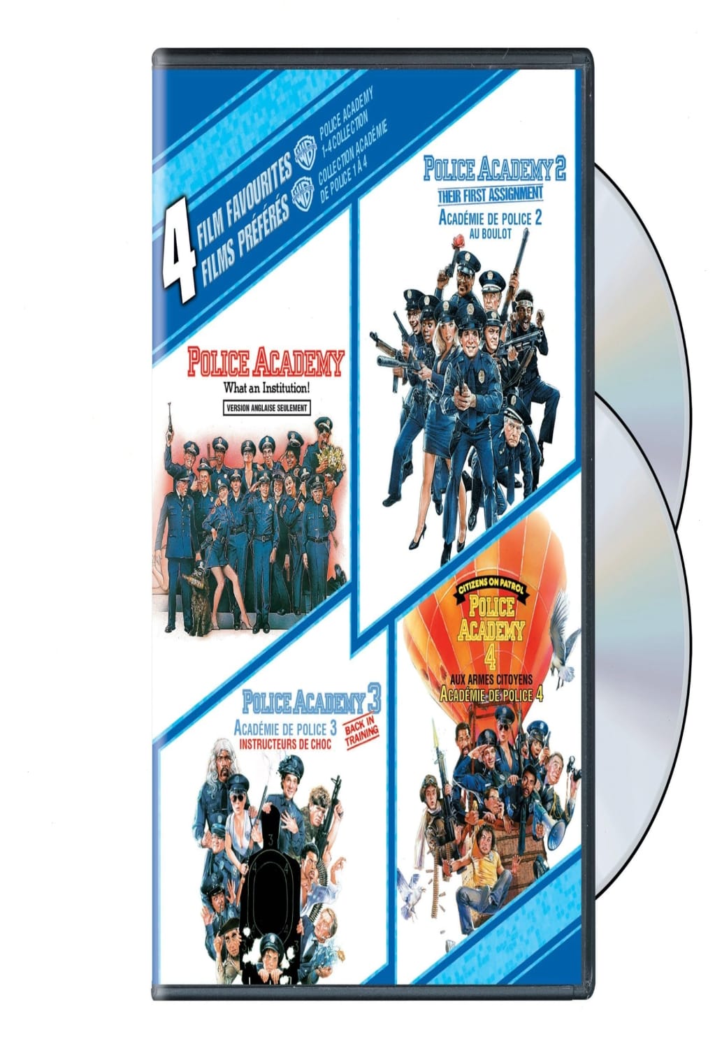 4 FILM FAVORITES: POLICE ACADEMY 1 - 4 - [DVD]