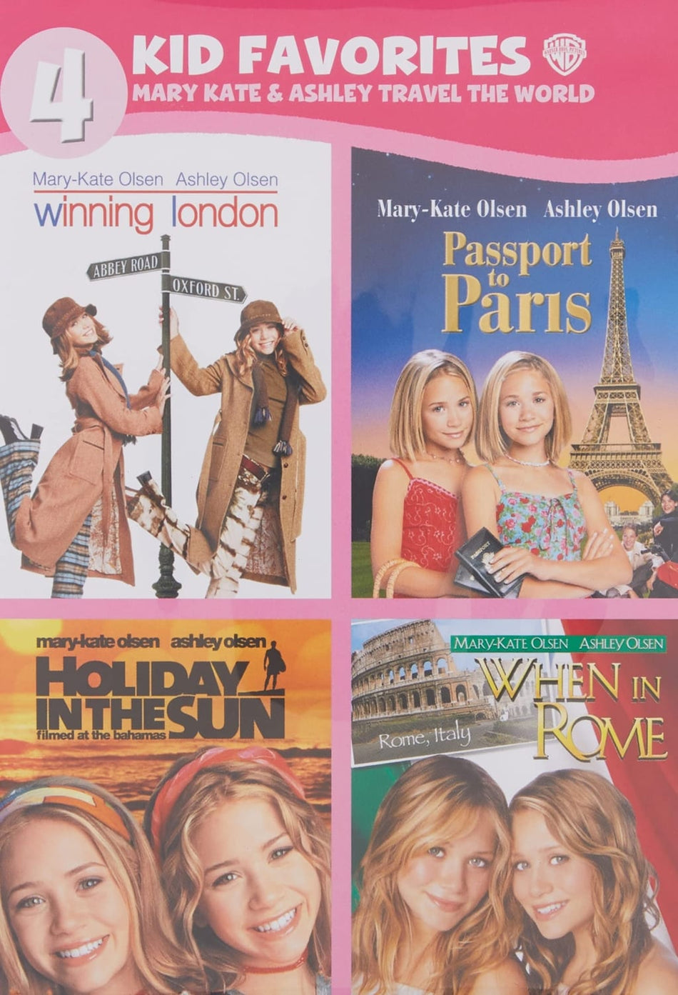 4 Kid Favorites: Mary-Kate & Ashley Travel the World - Box Set - [DVD]