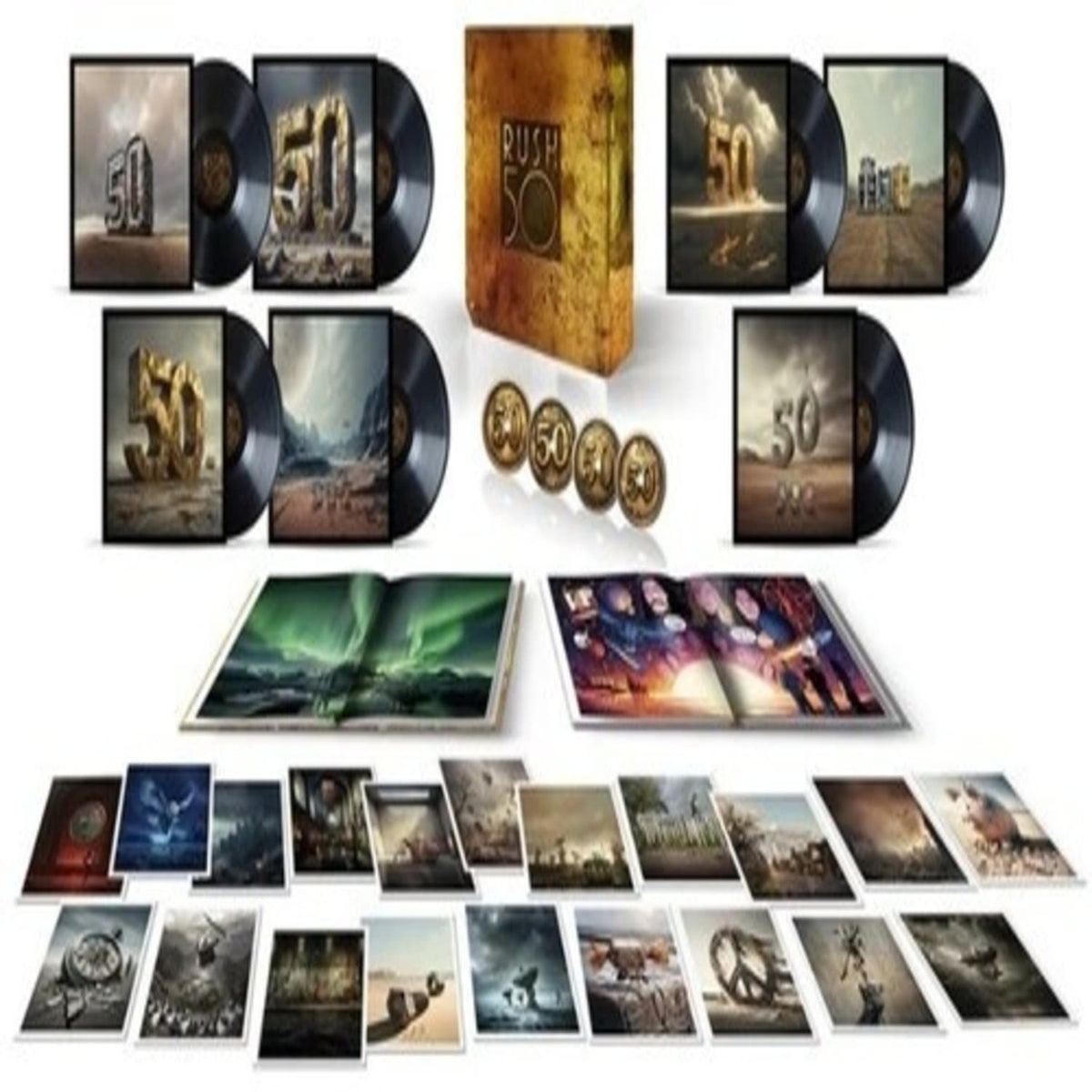 Rush - 50 [Super Deluxe 4 CD/180gram 7 LP] - [Vinyl]