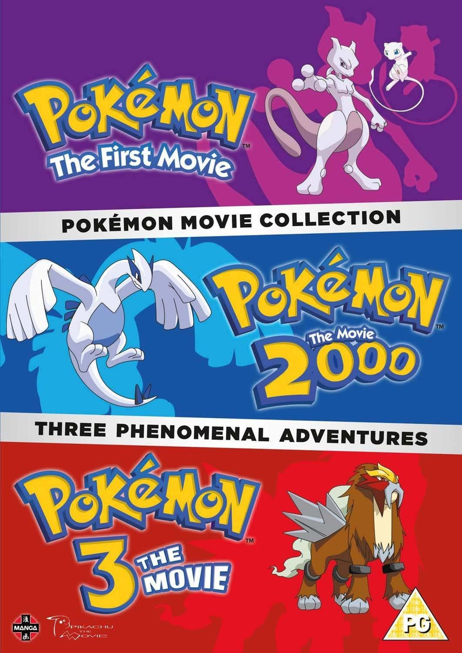 Pokemon: Movies 1-3 - (Standard Edition, Amaray Case) - [DVD]