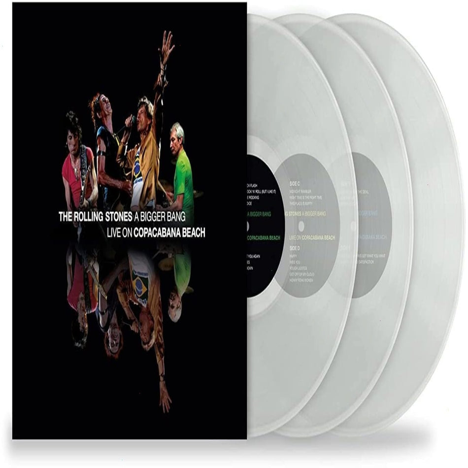 The Rolling Stones - A Bigger Bang Live On Copacabana Beach - (Clear Vinyl) - [Vinyl]