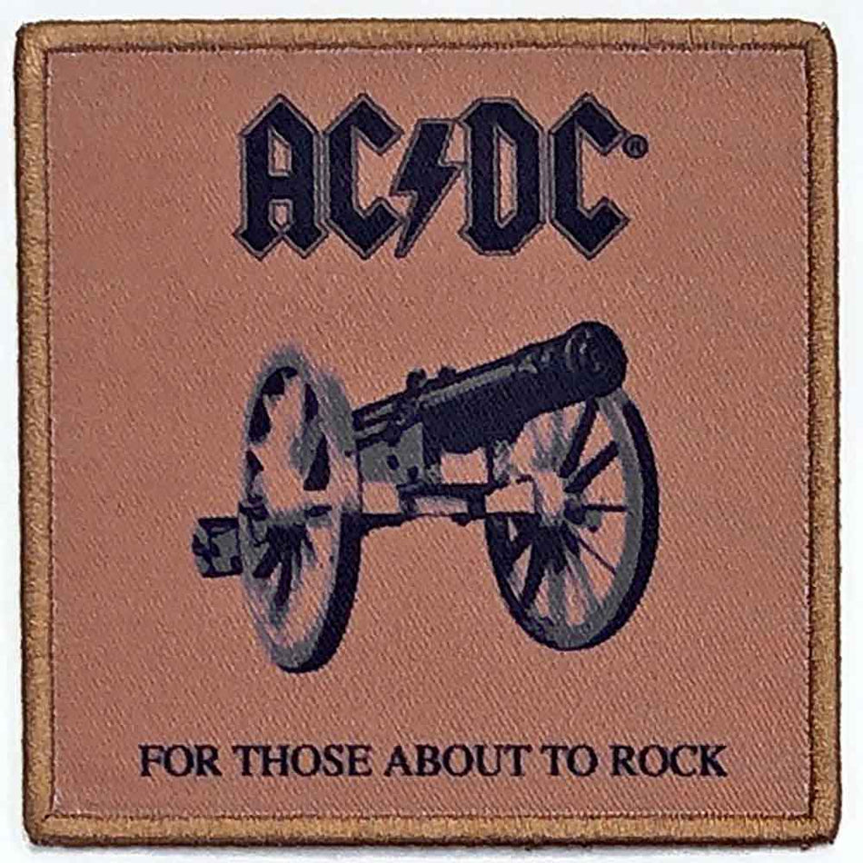 AC/DC Standard Patch: For Those About To Rock We Salute You