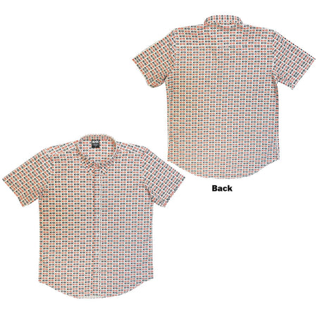 AC/DC Unisex Casual Shirt: Logo (White) (All Over Print)