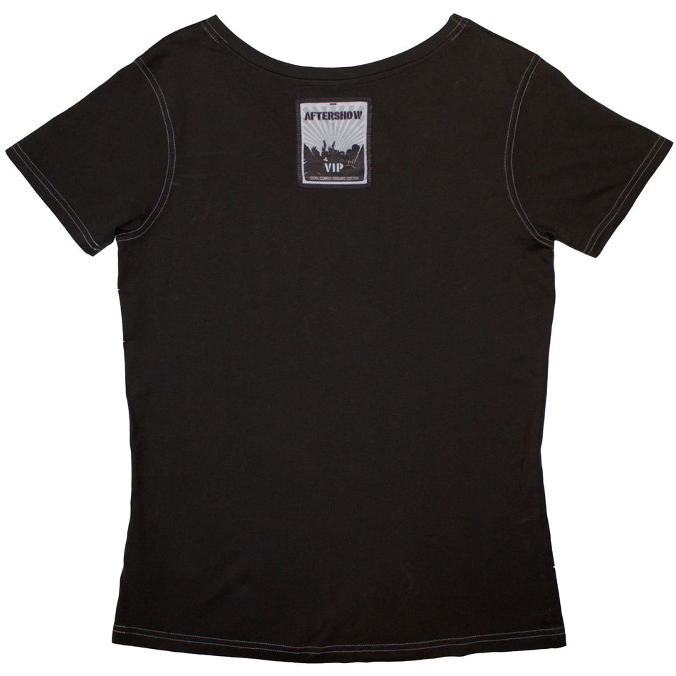 AC/DC Ladies T-Shirt: 74 Jailbreak (Grey) (Back Print & Ex-Tour)