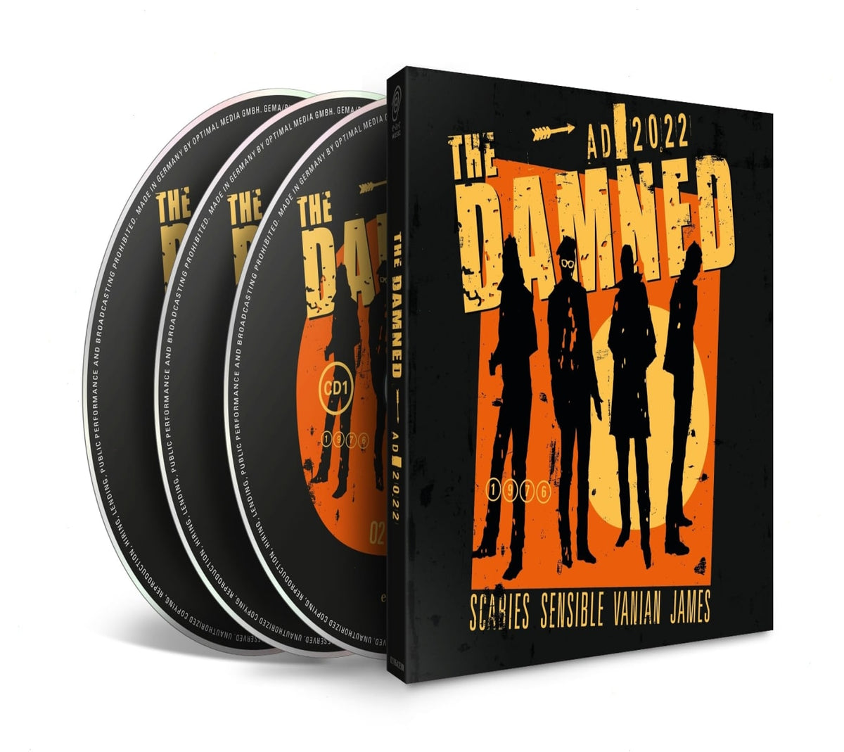 The Damned - Ad 2022 - Live In Manchester - (With DVD, Deluxe Edition, Digipack Packaging) - [CD]