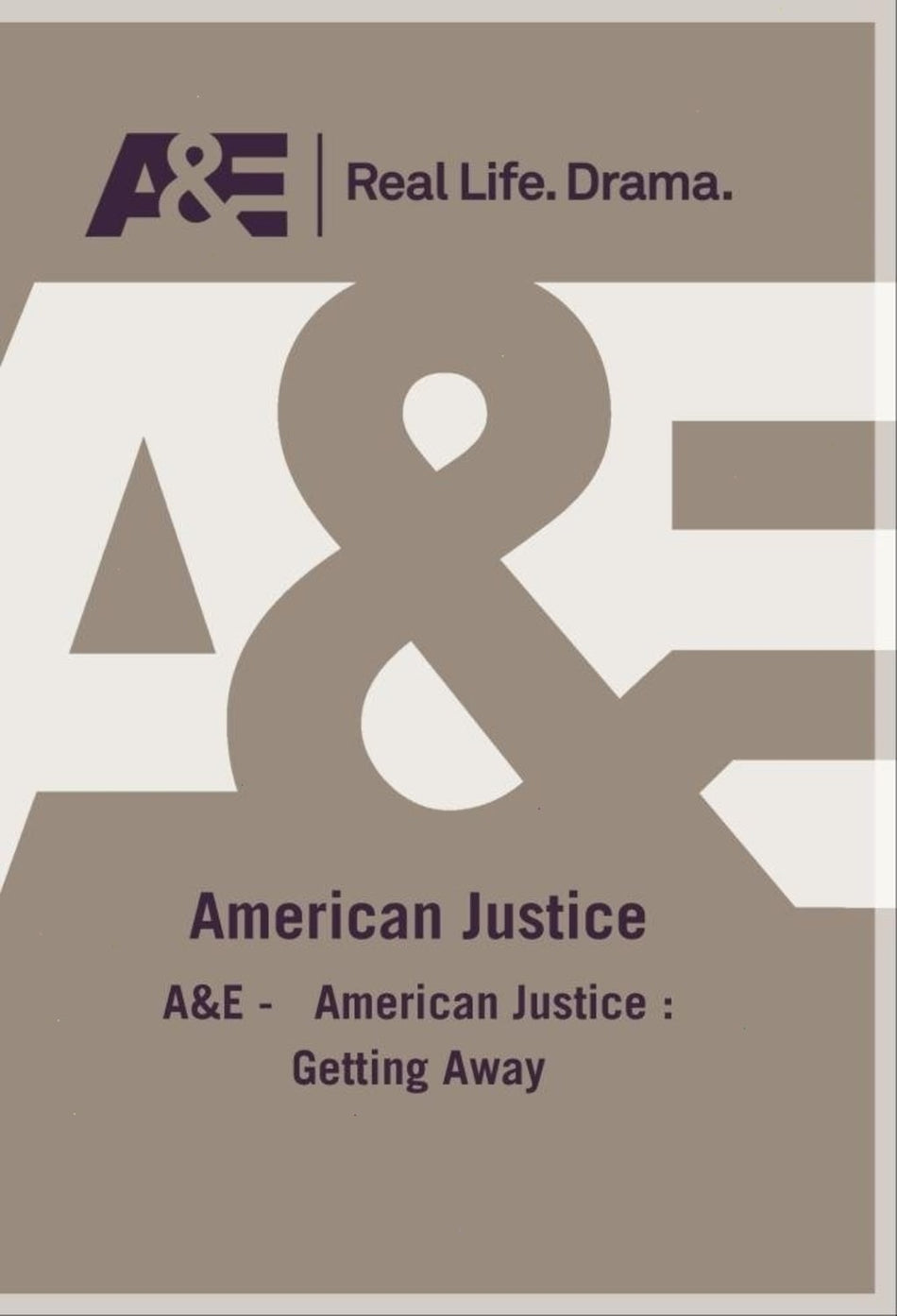 American Justice Getting Away - [DVD]