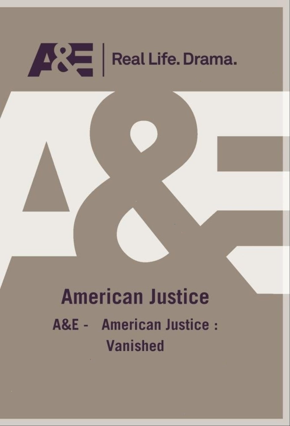 American Justice Vanished - [DVD]