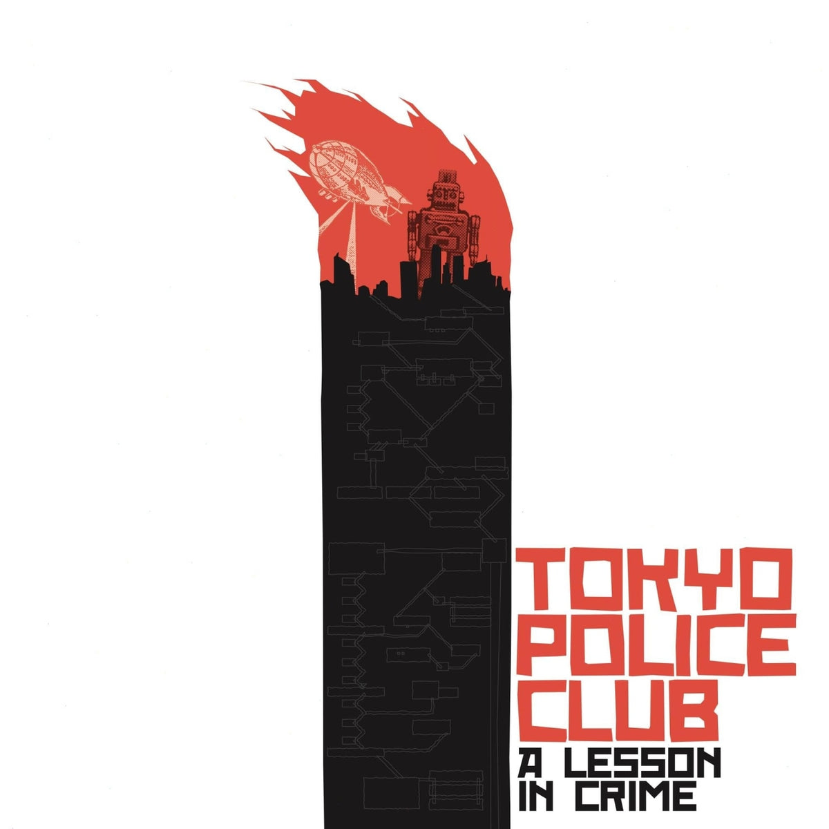 Tokyo Police Club - A Lesson In Crime / Smith - (Colored , Red, Orange, Yellow) - [Vinyl]
