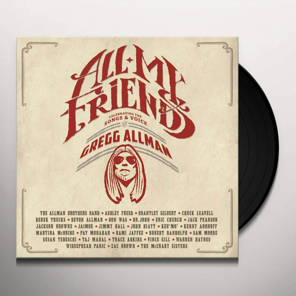 Various Artists - All My Friends: Celebrating The Songs & Voice Of Gregg Allman - (Oversize Item Split, Limited Edition, Colored Vinyl, Gold) - [Vinyl]