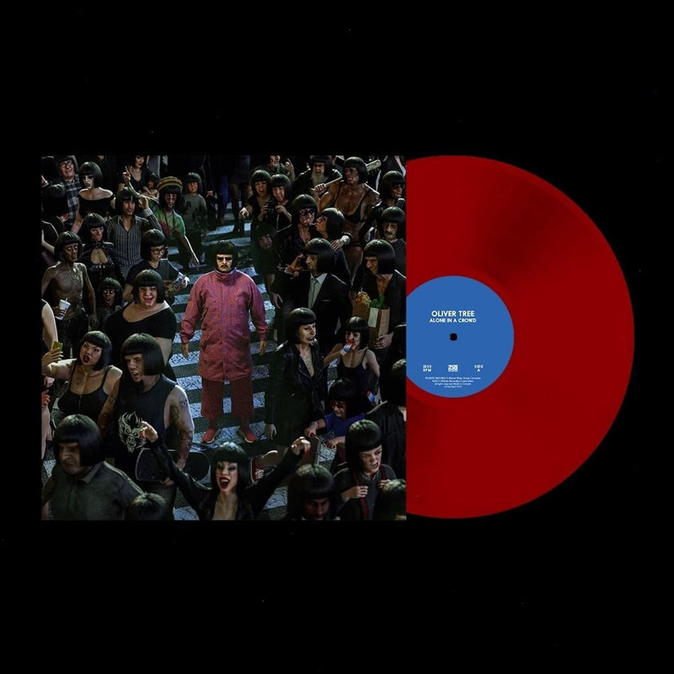 Oliver Tree - Alone In A Crowd [Explicit Content] - (Parental Advisory Explicit Lyrics, Clear Vinyl, Red) - [Vinyl]