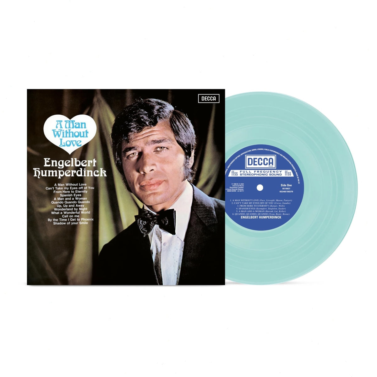 Engelbert Humperdinck - A Man Without Love - (Colored Vinyl, Turquoise) - [Vinyl]