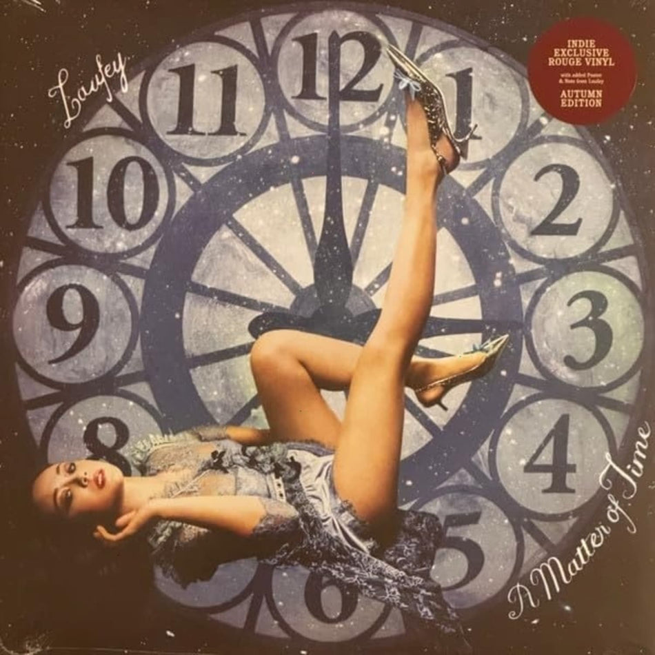 Laufey - A Matter Of Time [Indie Exclusive Autumn Edition] (Rouge ) - (Indie Exclusive, Colored , Red, Calendar, With Bonus 7") - [Vinyl]