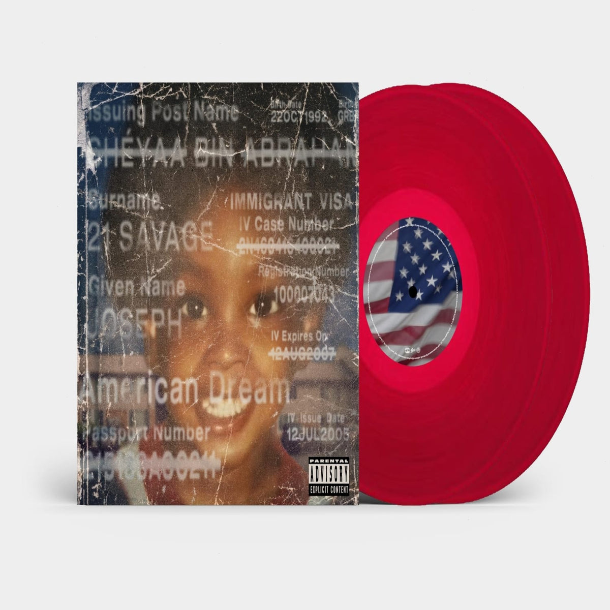 JID feat. 21 Savage and Baby Tate - American Dream - Red Colored - [Vinyl]