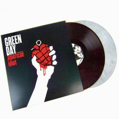 Green Day - American Idiot - Limited Colored with LP1 pressed on Red with Black swirl & LP2 pressed on White with Black swirl [Import] - [Vinyl]