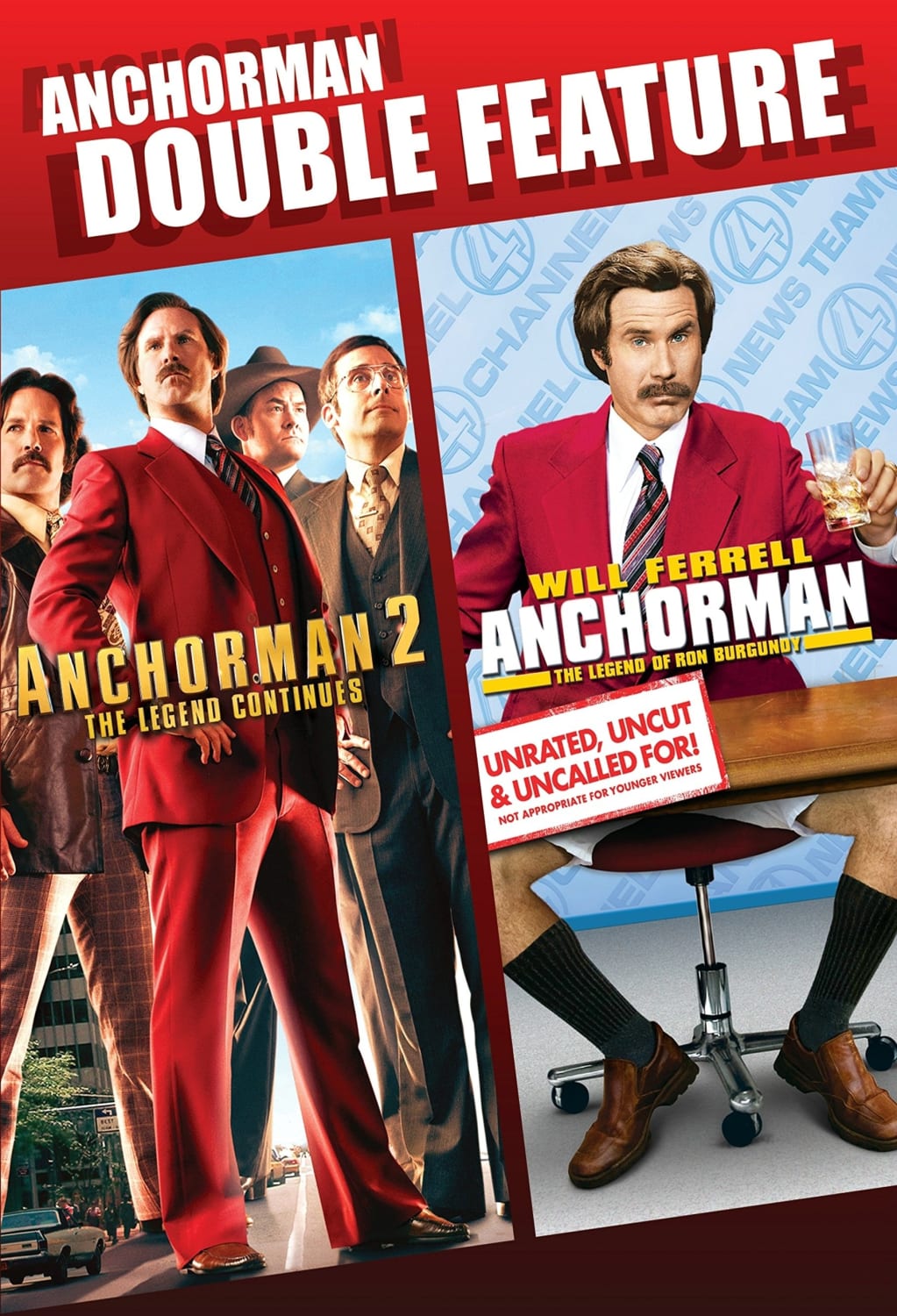 Anchorman Double Feature - (Lithograph, Widescreen, 2 Pack, Sensormatic) - [DVD]