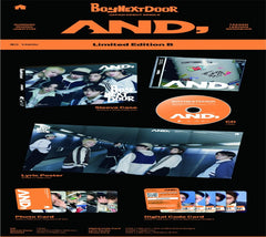Boynextdoor - AND, (Limited Edition B) - (Limited Edition, Booklet, Poster, Photo / Photo Card) - [CD5 Single]