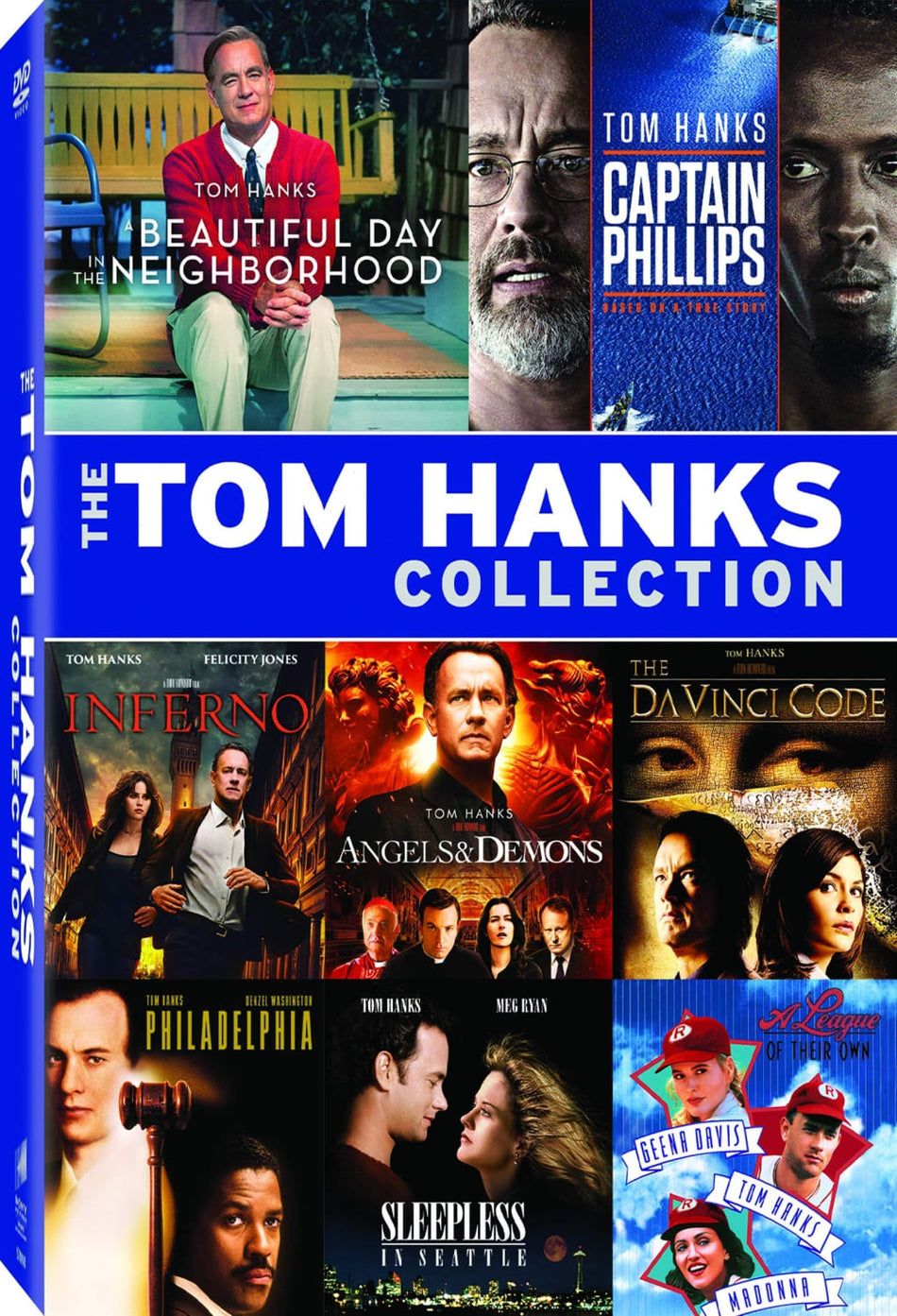 ANGELS & DEMONS / BEAUTIFUL DAY IN THE NEIGHBORHOOD A / CAPTAIN PHILLIPS / DA VINCI CODE THE / INFERNO [216] / LEAGUE OF THEIR OWN A [1992] / PHIL - [DVD]