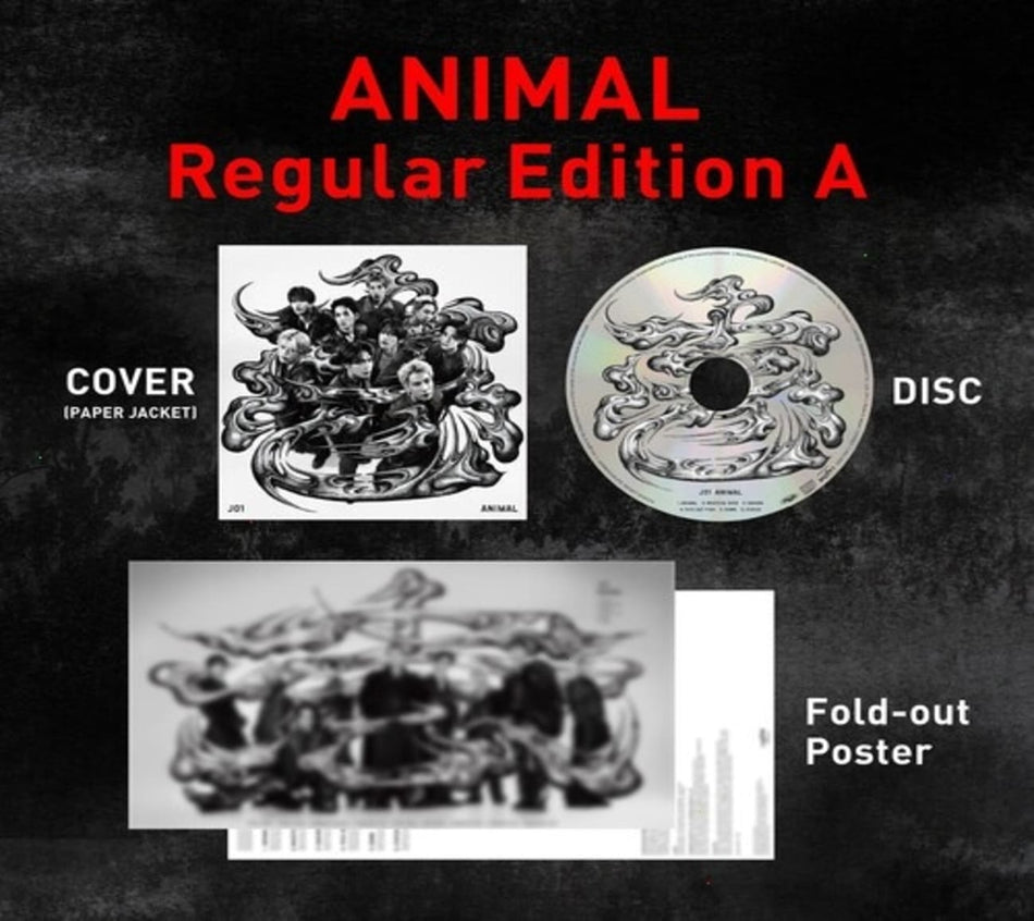 JO1 - Animal: Regular Edition A - (Poster) - [CD]
