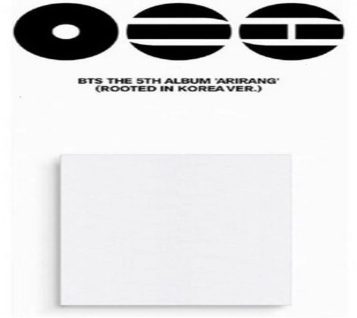 BTS - BTS The 5th Album 'ARIRANG' (Rooted in Korea Ver.) - (Photo / Photo Card, Poster, Photo Book, Envelope) - [CD]