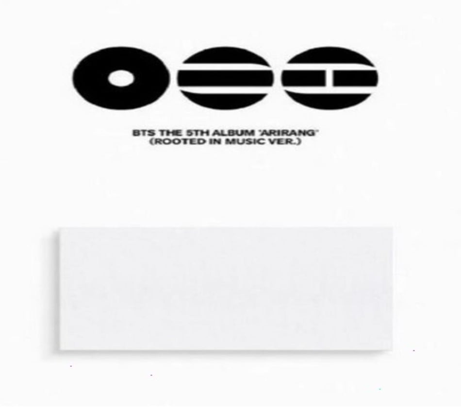 BTS - BTS The 5th Album 'ARIRANG' (Rooted in Music Ver.) - [CD]