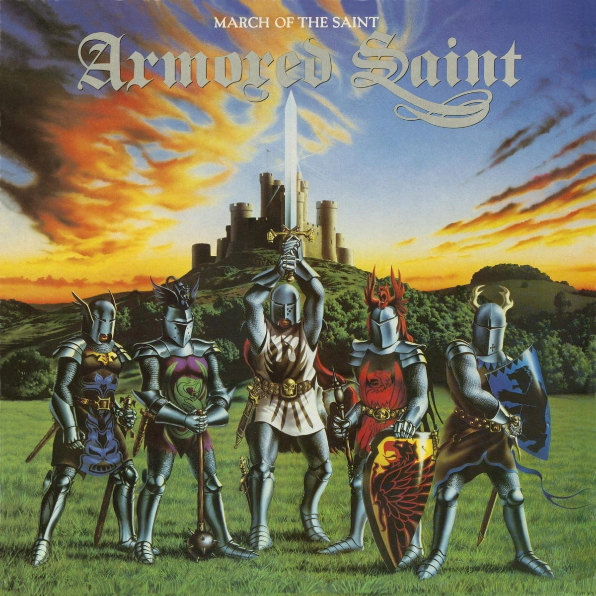 Armored Saint - Armored Saint - March Of The Saint - (Clear Vinyl, Blue) - [Vinyl]