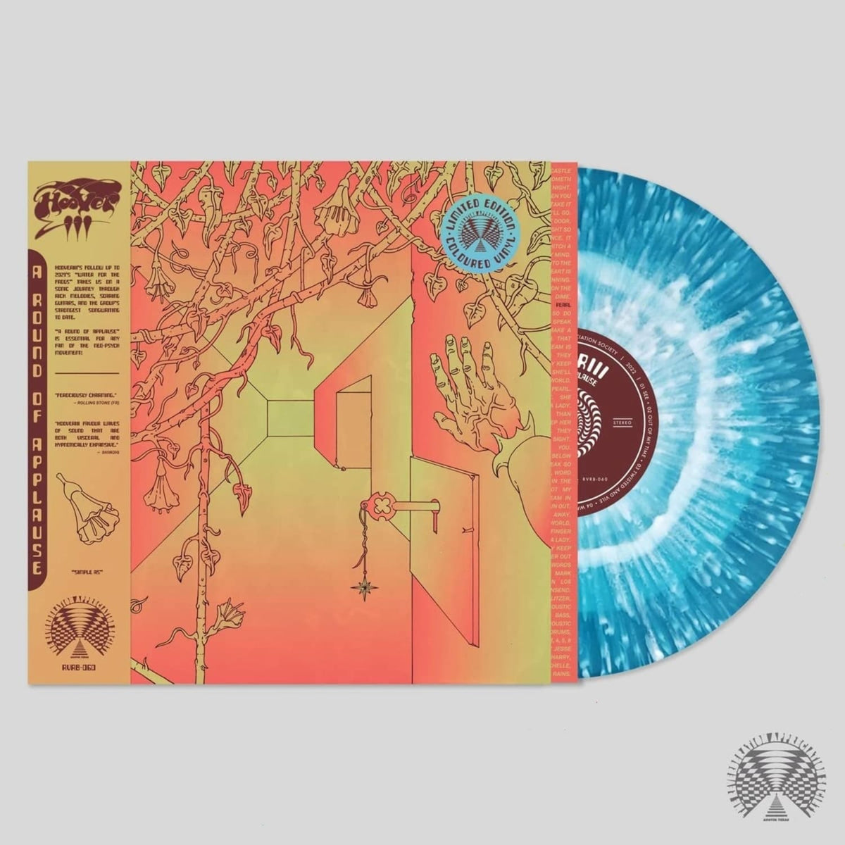 Hooveriii - Round Of Applause - (Indie Exclusive, Colored Vinyl, Blue) - [Vinyl]