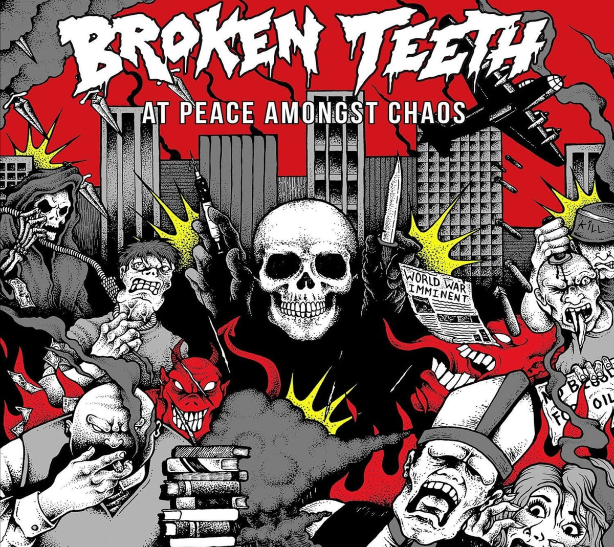 Broken Teeth Hc - AT PEACE AMONGST CHAOS - [CD]