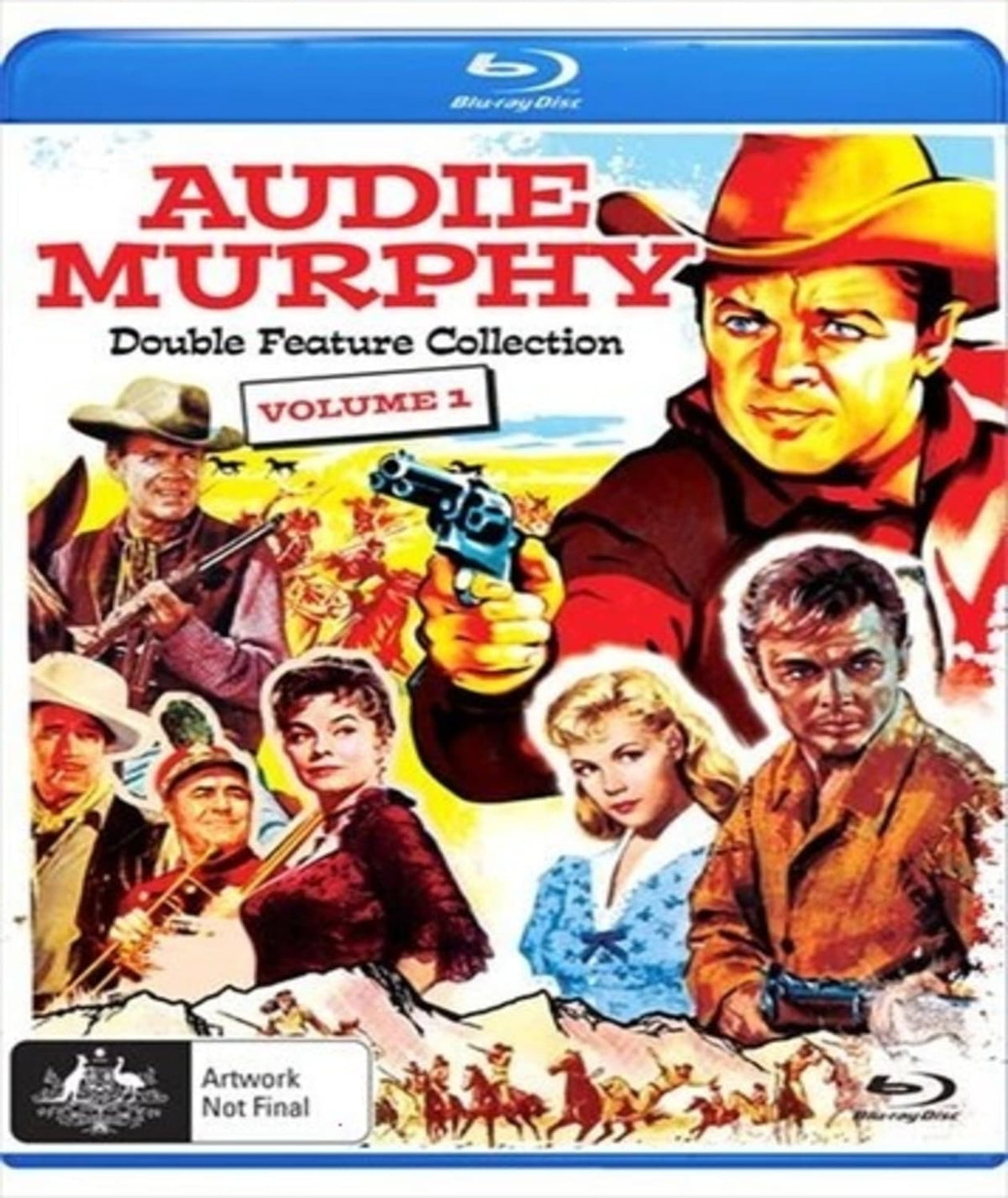 Audie Murphy: Double Feature Collection One (The Wild and the Innocent / Six Black Horses) [Import] - [Blu-ray]