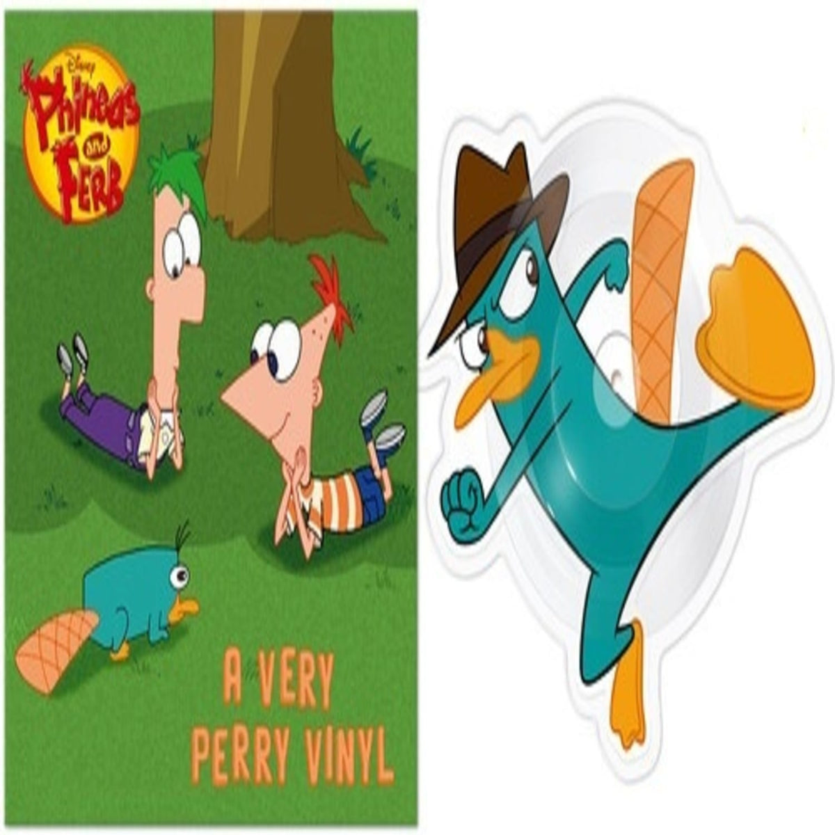 Phineas and Ferb - Perry the Platypus / There's a Platypus Controlling Me - (Limited Edition, 10-Inch Vinyl, Die-Cut) - [Vinyl]