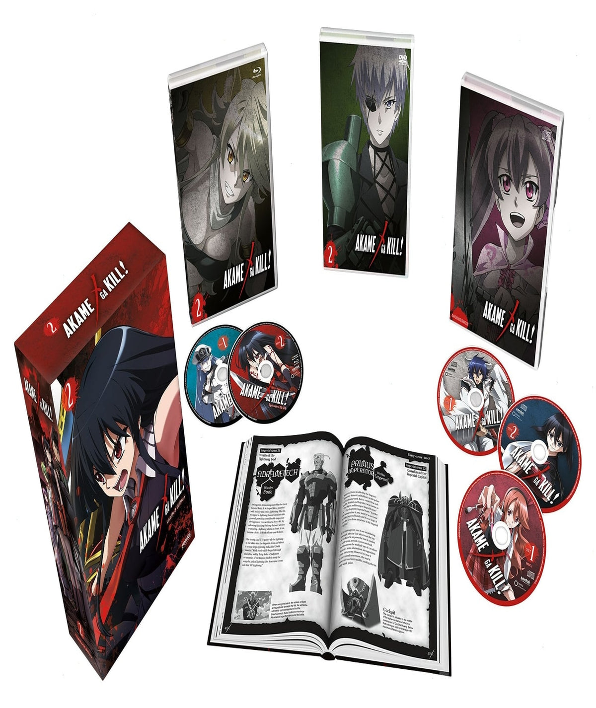 Akame Ga Kill: Collection 2 Premium Box Set - [Blu-ray]