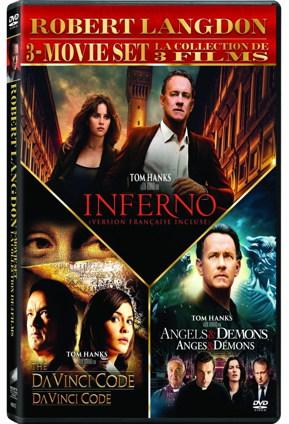 Angels & Demons / Da Vinci Code, The / Inferno - [DVD]