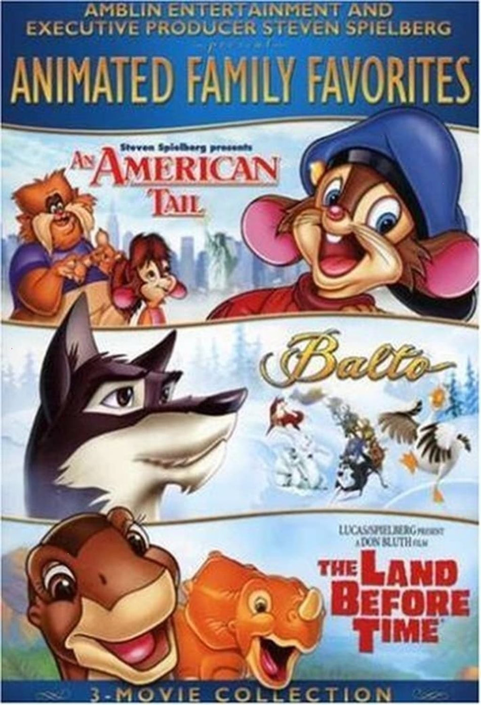 Animated Family Favorites 3-Movie Collection - (Full Frame, Subtitled, Dubbed, Dolby, AC-3) - [DVD]